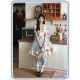Twin Bears Antique Navy Bear Top Skirt Paneled OP and Sets(2nd Pre-Order/2 Colours/Full Payment Without Shipping)
